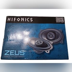 Hifonics Zeus ZS46CX 2-Way Full Range 4x6" Coax Speakers Lightweight‎ Car Audio